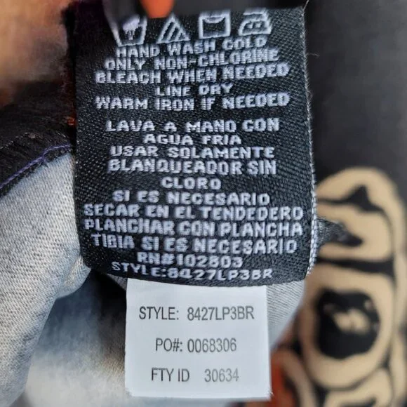 Briggs New York Painted Long-Sleeve Shirt. Size L - Picture 6 of 6